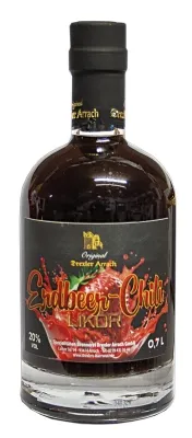 Erdbeer Chili Likör 20% Vol. 0,7 Liter Glasflasche*