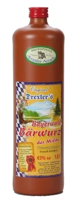 Bayerwald Bärwurz 45% vol 1 Liter Tonkrug*
