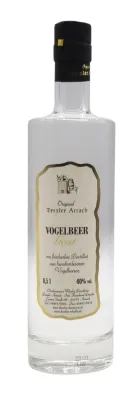 Vogelbeer Geist 40% vol 0,5 Liter Glasflasche*