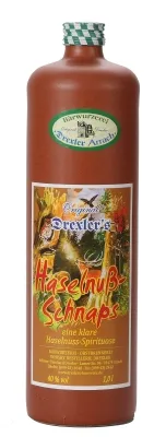 Haselnussschnaps 40% vol 1 Liter Tonkrug*