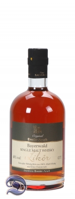 Bayerwald Single Malt Whisky Likör 40% vol 0,7 Liter Glasflasche*