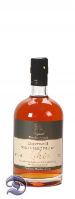 Bayerwald Single Malt Whisky Likör 40% vol 0,5 Liter Glasflasche*