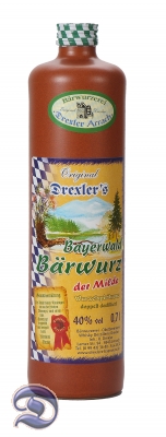 Bayerwald Bärwurz 40% vol 0,7 Liter Tonkrug*