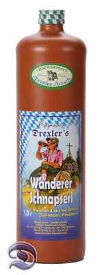 Wanderer Schnapserl 40% vol 1 Liter Tonkrug*