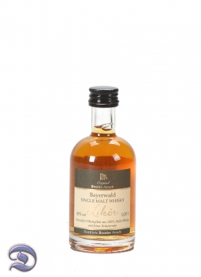 Bayerwald Single Malt Whisky Likör 40% vol 0,05 Liter Glasflasche*