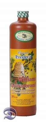 Williams Birnenbrand mit Honig 38% vol 0,7 Liter Tonkrug*