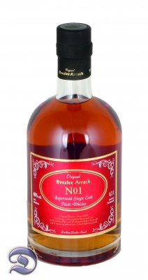 No1 Bayerwald Single Cask Malt Whisky 46% vol Cognacfass 0,7 Liter Glasflasche*