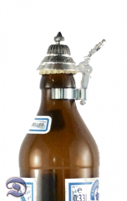 Zinndeckel für Bierflaschen