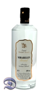 Mirabellen Brand 42% vol  0,7 Liter Glasflasche*