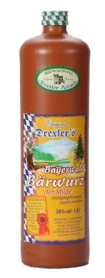 Bayerwald Bärwurz 38% vol 1 Liter Tonkrug*