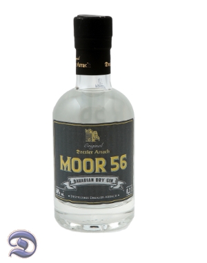 Moor 56 Bavarian Dry Gin 56% vol. 0,2 Liter Glasflasche*