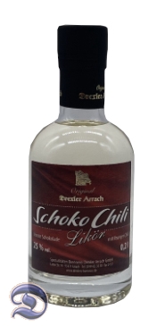 Schoko Chili 25% Vol. 0,2 Ltr. Glasflasche